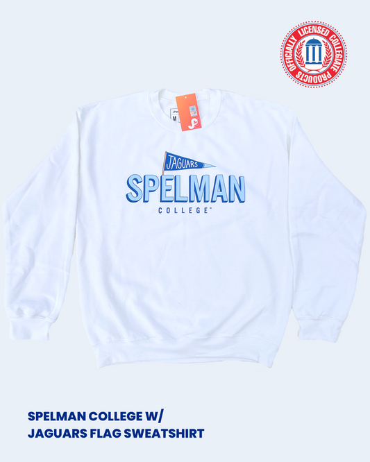 Spelman College w/ Jaguars Flag Sweatshirt